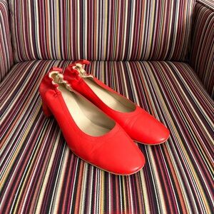 Everlane Day Heel Poppy Red